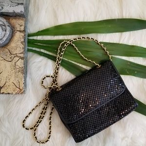 Whiting & Davis Mesh Crossbody Clutch NWOT